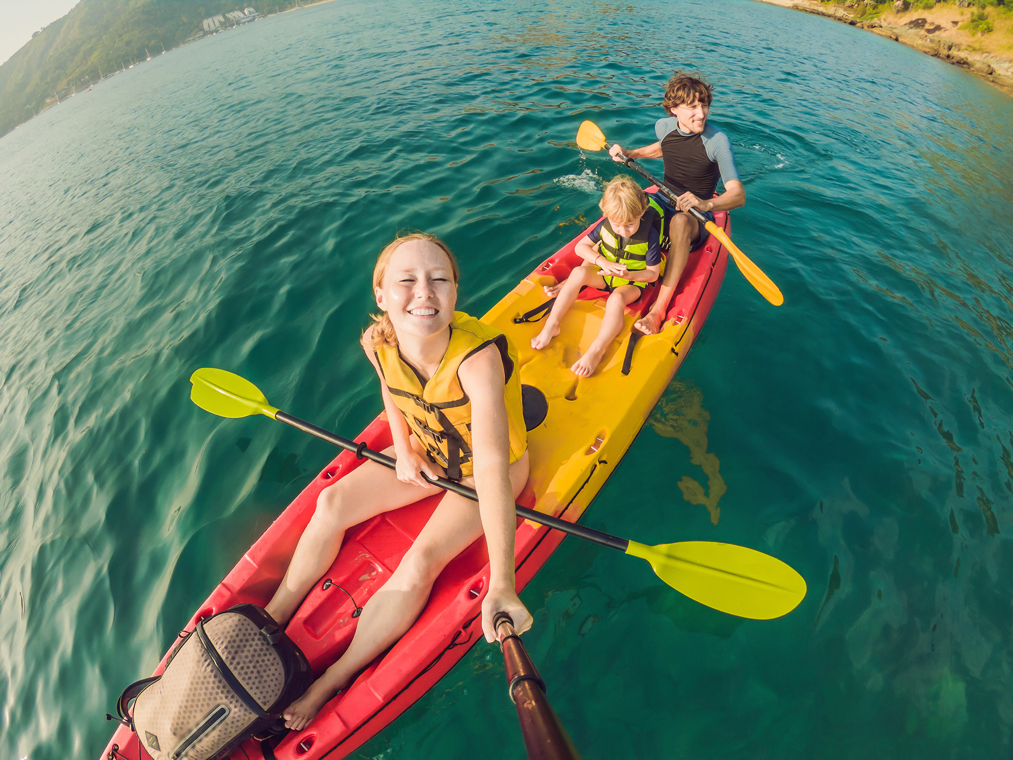Special fun kayaking in Koh Tao